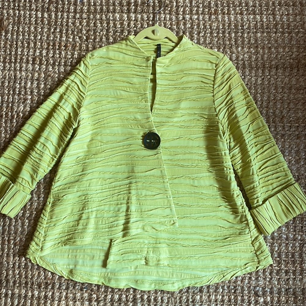 Lime green dressy jacket